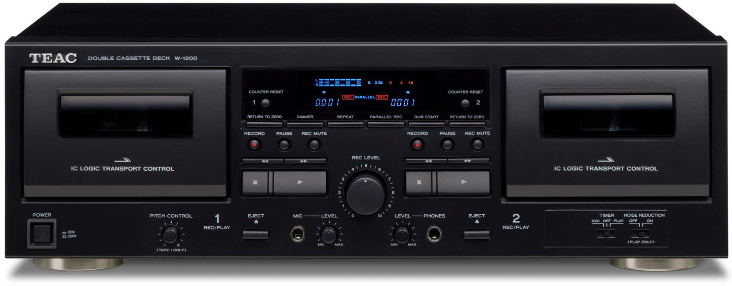 TEAC Double Cassette Deck W-1200