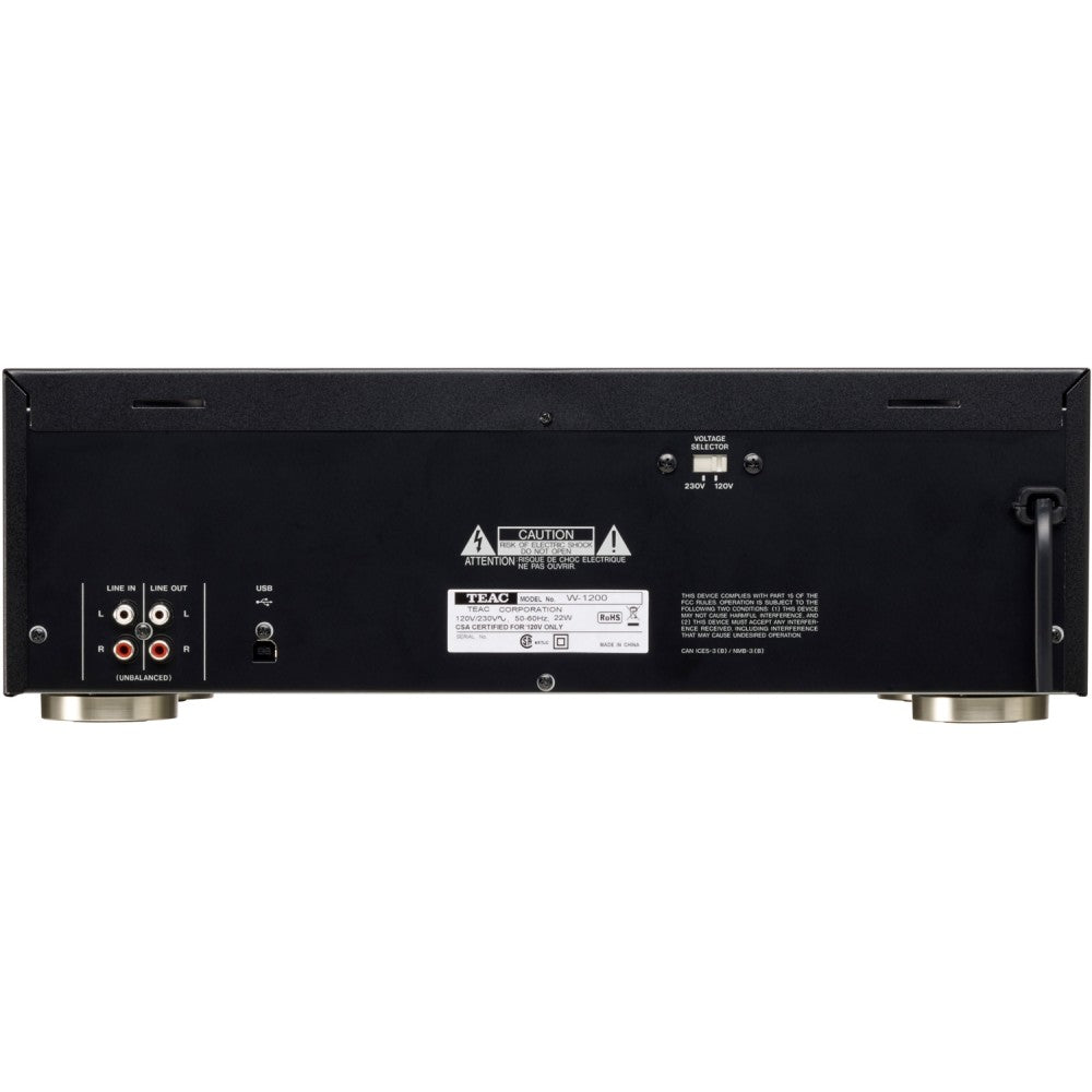 TEAC Double Cassette Deck W-1200
