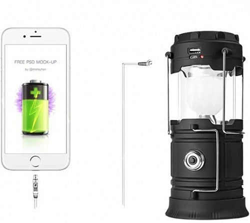 Uniross Light ULSA05 Rechargeable Lantern with Powerbank