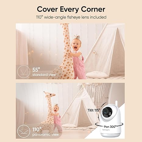 Bonoch Baby Monitor and Camera 5,5inch 1080P with Local Storage BBM04