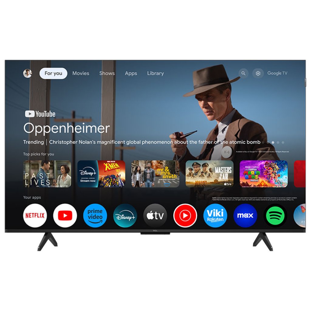 TCL 50QLED780K 50" 4K QLED TV with Google TV and Game Master