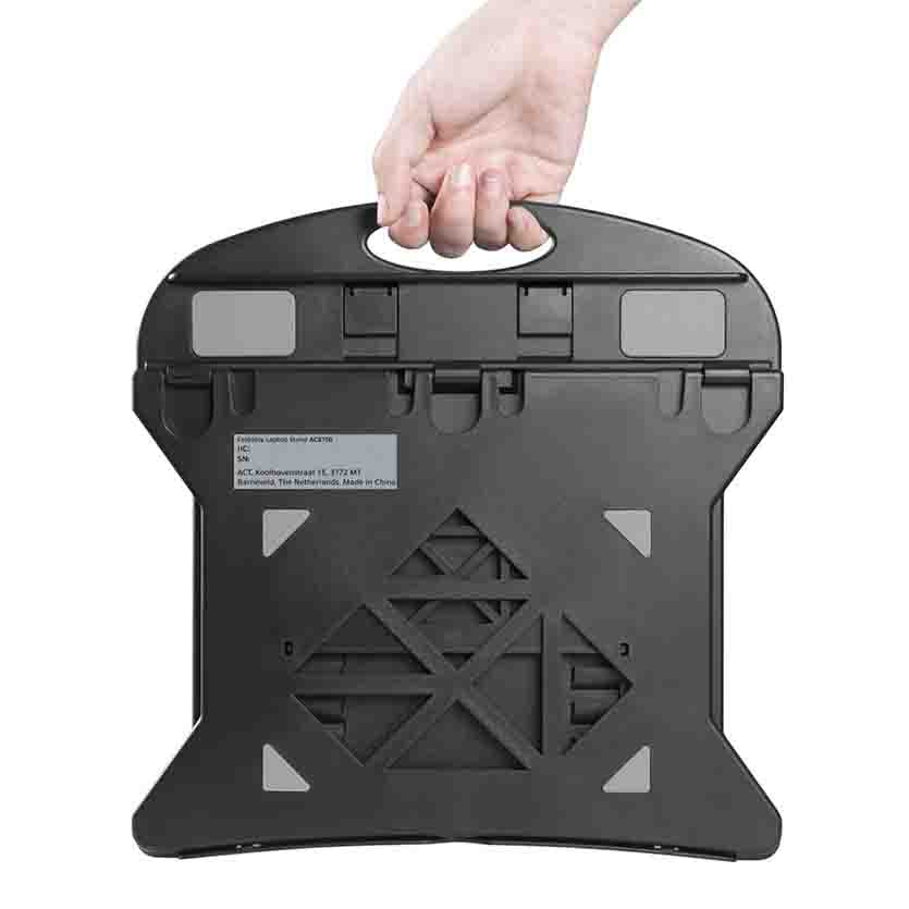 AC8150 FOLDABLE LAPTOP STAND W/7 ADJUSTABLE HEIGHTS, ACT