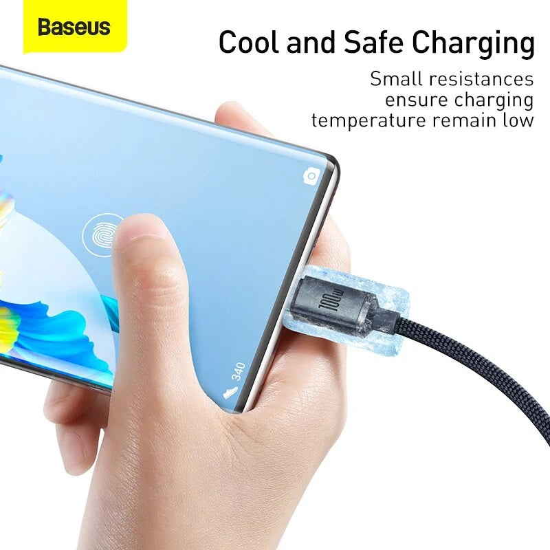 Baseus Crystal Shine USB to Type-C 100W 1.2m Black
