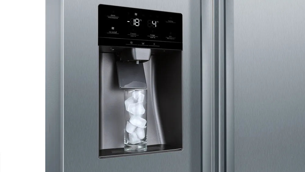 Bosch KAD93AIEP Side by Side Refrigerator, With Direct Water Connection, Full No Frost 562 Lt, Series 6, Inox