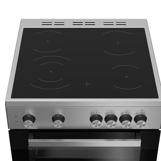 Beko FSM 67010 GX Kitchen 65lt with Ceramic Hobs W60cm. Inox