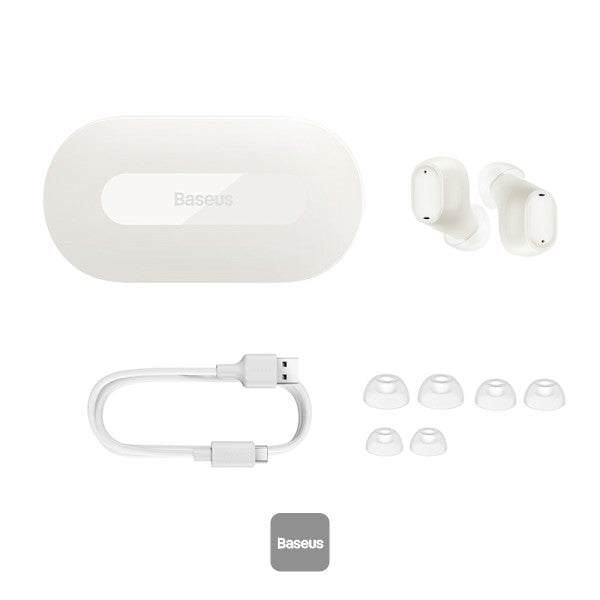 Baseus Headphones In Ear TWS Bowie EZ10 White