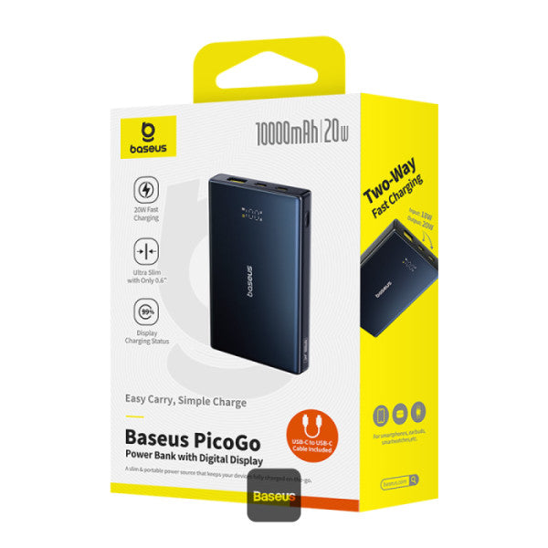 Baseus Powerbank 20W 10000mAh + Display PicoGo