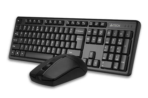 A4TECH 3300N COMBO WIRELESS DESKTOP BLACK