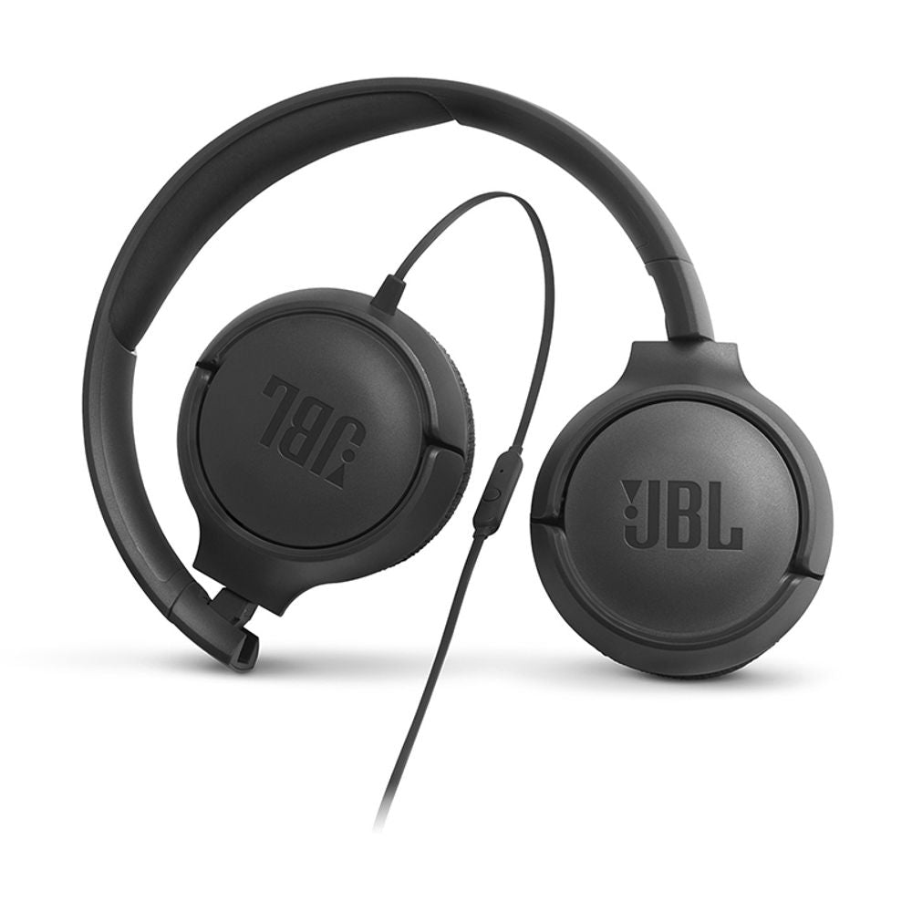 JBL Tune 500, OnEar Universal Headphones 1-button Mic/Rem Black