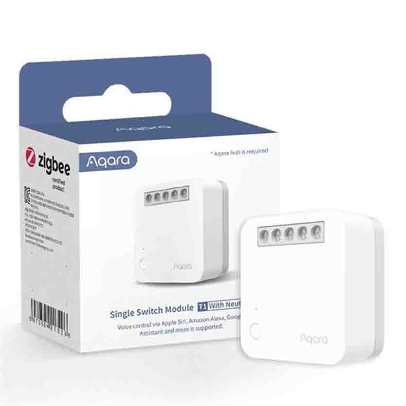 WHITE AQARA SSM-U01 SINGLE SWITCH MODULE T1 (WITH NEUTRAL)