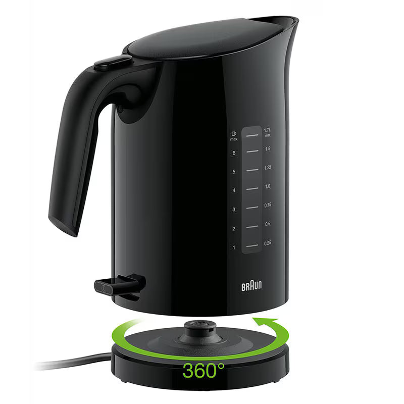 BRAUN WK3100BK Purease Kettle, Black