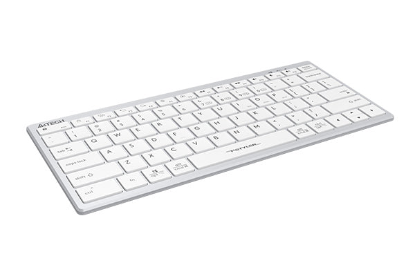 A4TECH, FBX51C WHITE KEYBOARD FSTYLER COMPACT DUAL MODE BT/WIRELESS 2.4G