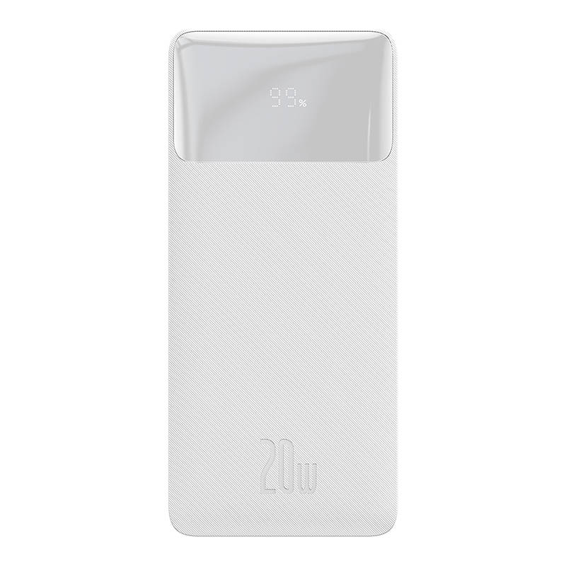 Baseus Powerbank 20W 20000mAh Bipow White