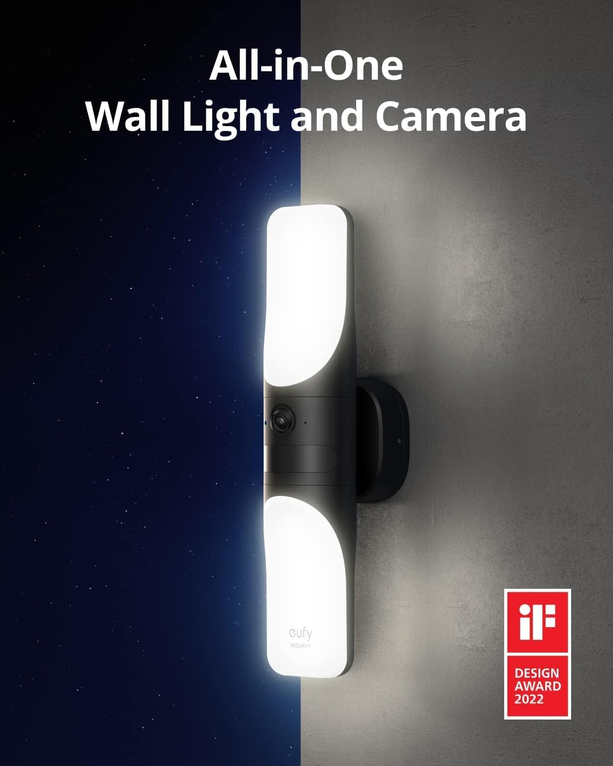 Anker S100 Eufy Security Camera Outdoor Wired Wall Light