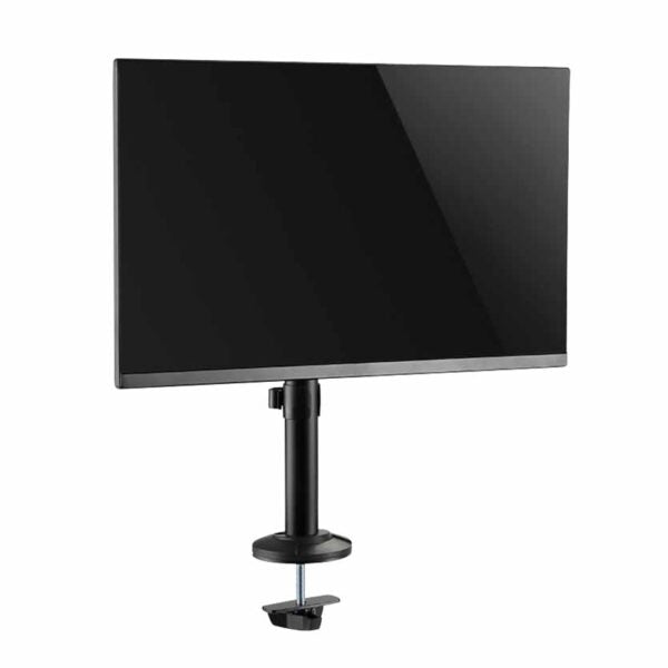 LOGILINK BP0108 SINGLE MONITOR DESK MOUNT, 17-32″, STEEL, CURVED SCREENS