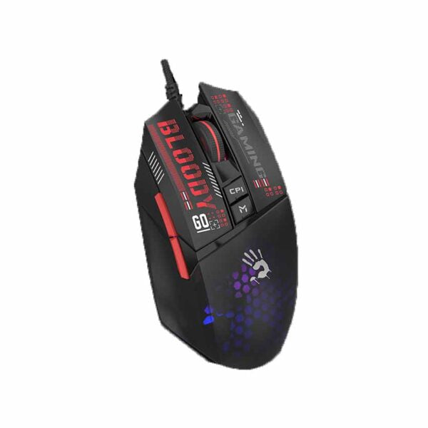 A4 TECH W60 MINI MAX USB MOUSE GAMING LIGHTWEIGHT RGB HONEYCOMB BLOODY