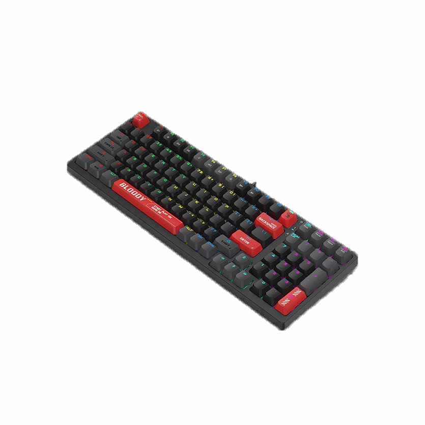 A4 TECH, S98 BLMS USB KEYBOARD GAMING MECHANICAL RGB BLACK/RED BLOODY