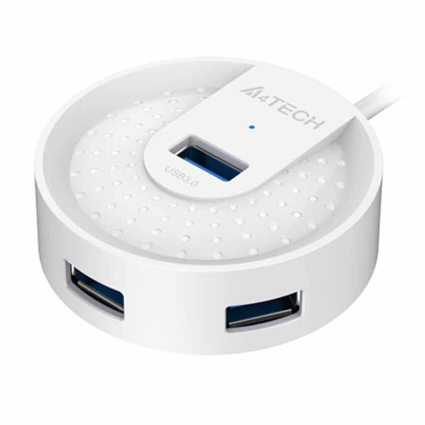 A4 TECH, HUB-30 USB 3.0 4-PORT HUB WHITE