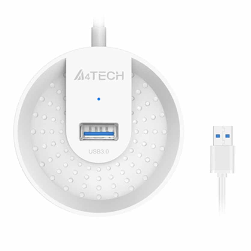 A4 TECH, HUB-30 USB 3.0 4-PORT HUB WHITE