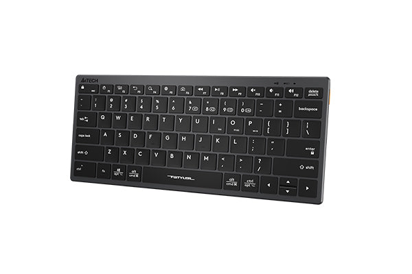 A4TECH, FBX51C GREY KEYBOARD FSTYLER COMPACT DUAL MODE BT/WIRELESS 2.4G