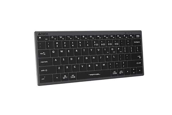 A4TECH, FBX51C GREY KEYBOARD FSTYLER COMPACT DUAL MODE BT/WIRELESS 2.4G