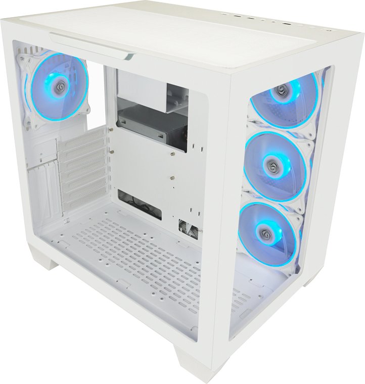 LC-POWER LC-807W-ON STORMWATCH X CASE WHITE MIDI-ATX