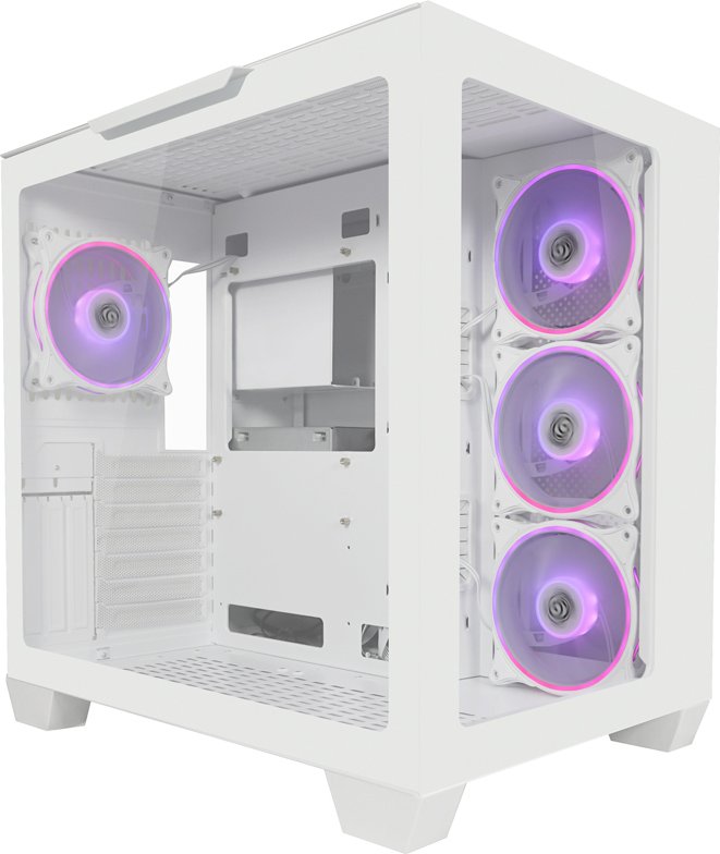 LC-POWER LC-807W-ON STORMWATCH X CASE WHITE MIDI-ATX