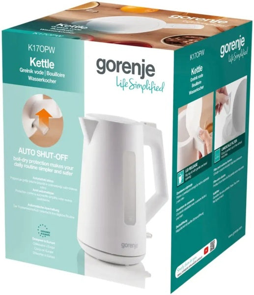 Gorenje K17OPW Kitchen Kettle 2200W 1.7L White