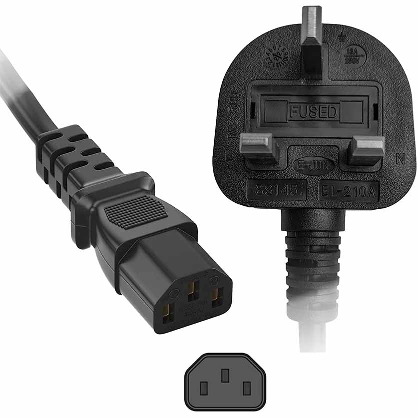 GR KABEL BC-201 POWER CABLE UK POLYBAG 1.8m