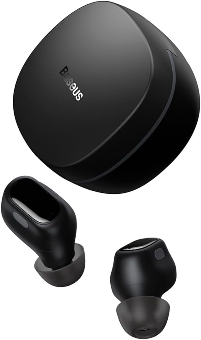 Baseus WM01 Headphones In Ear TWS Encok Black