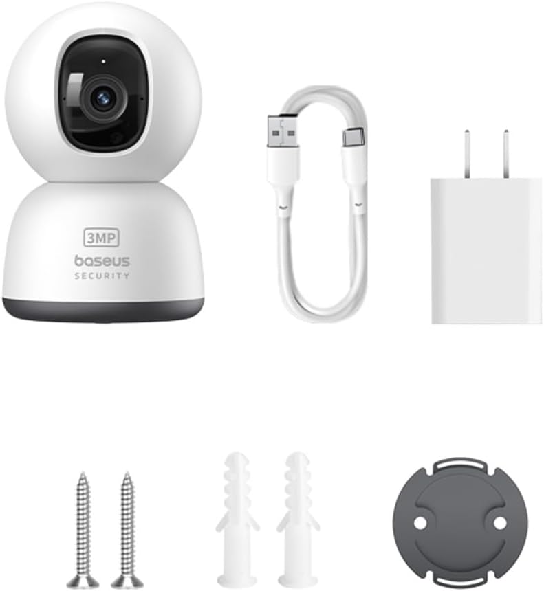 Baseus Security P1 Lite Indoor Camera 2K White EU