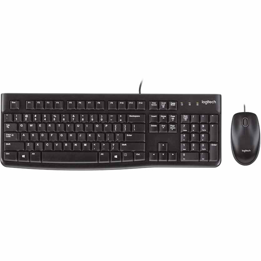 LOGITECH MK120 COMBO SET WIRED DESKTOP USB