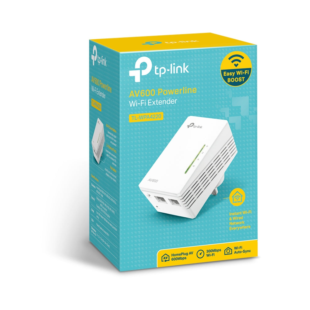 TP-LINK TL-WPA4220 AV600 WI-FI POWERLINE EXTENDER