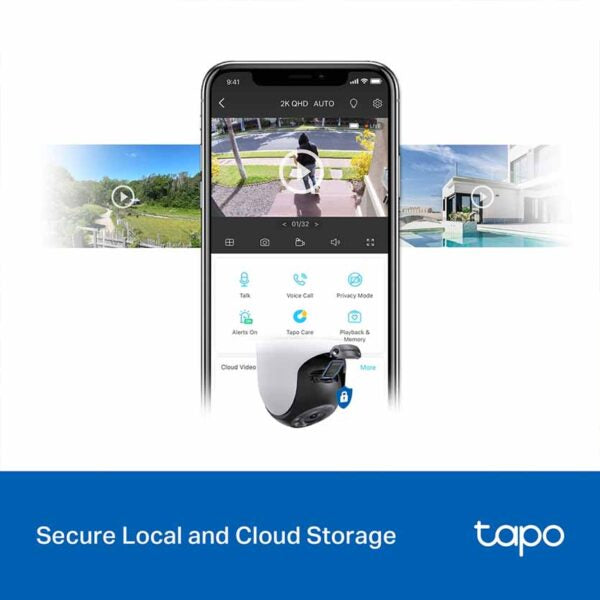 TP-LINK TAPO C520WS OUTDOOR 2K QHD PAN/TILT SECURITY WI-FI CAMERA