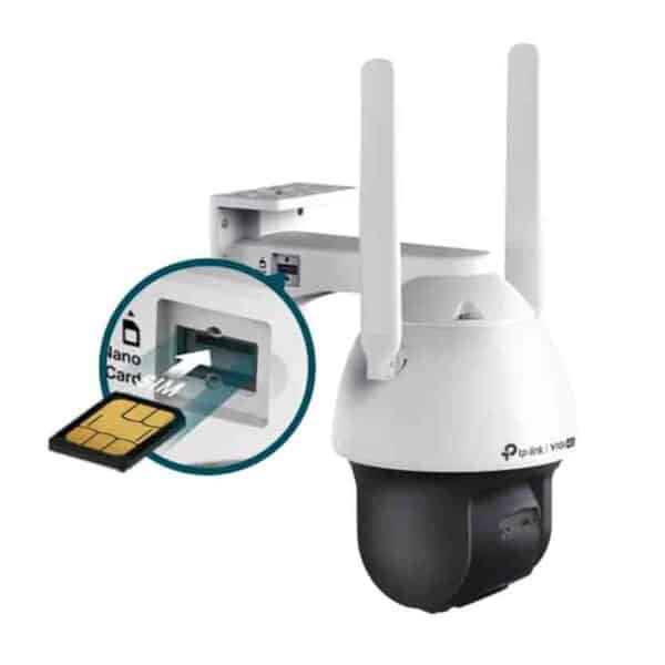 TP-LINK, C540-4G(4mm) VIGI 4MP OUTDOOR FULL-COLOR 4G PAN TILT NETWORK CAMERA