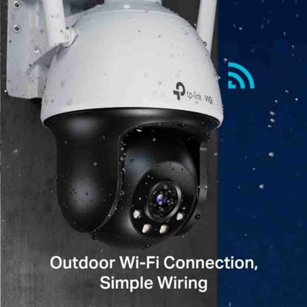 TP-LINK, C540-W(4mm) VIGI 4MP OUTDOOR FULL-COLOR WI-FI PAN TILT NETWORK CAMERA