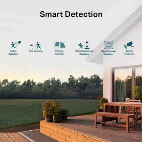 TP-LINK, C540-W(4mm) VIGI 4MP OUTDOOR FULL-COLOR WI-FI PAN TILT NETWORK CAMERA