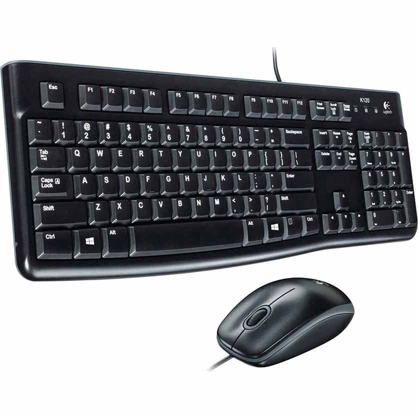 LOGITECH MK120-GR COMBO SET WIRED DESKTOP USB GREEK