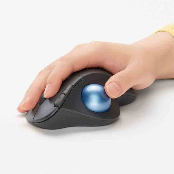 LOGITECH, M575 MOUSE ERGONOMIC DUAL MODE BT/WIRELESS TRACKBALL GRAPHITE