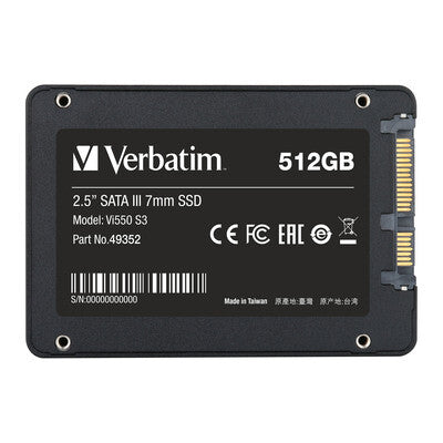Verbatim SSD Internal VI550 S3 2.5" 512GB