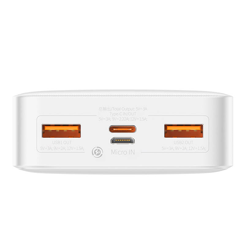 Baseus Powerbank 20W 20000mAh Bipow White