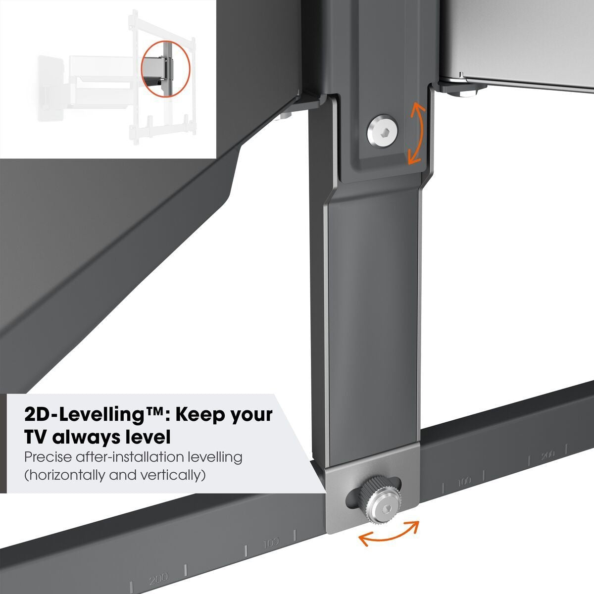 Vogels ELITE TVM5855 TV Wall Mount 60x40 Turn up to 75kg (THIN550 Replacement)