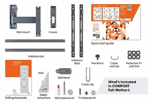 Vogels COMFORT TVM3623 TV Wall Mount 60x40 Turn 1 arm