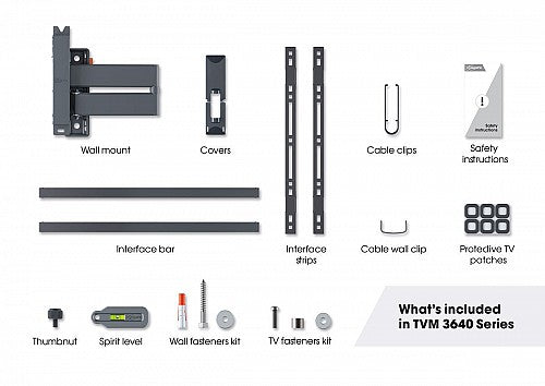 Vogels TVM3643 Turn TV Wall Mount 40-77'' Black