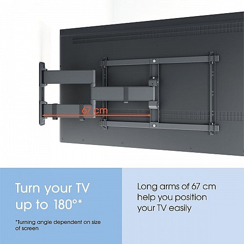 Vogels COMFORT TVM3843-B TV Wall Mount 60x40 Turn 2 arms 55kg Black