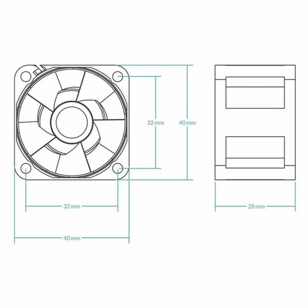 ARCTIC S4028-6K 40mm 5PACK SERVER FAN