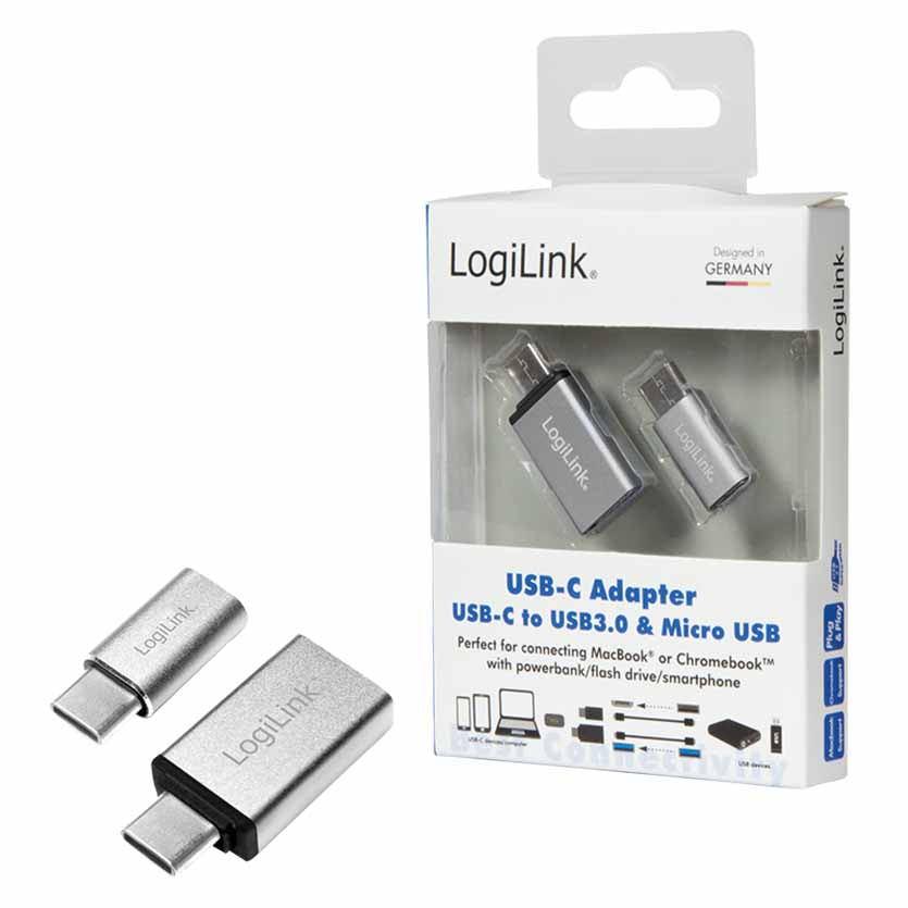 LOGILINK, AU0040 USB-C TO USB3.0 & MICRO USB ADAPTER
