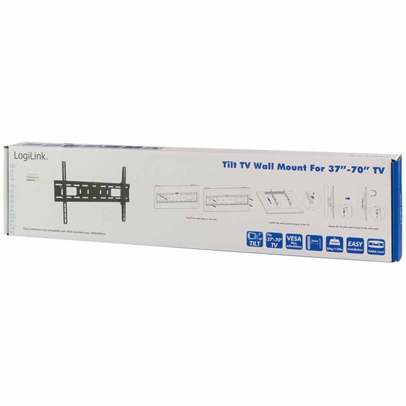 LOGILINK BP0018 TV WALL MOUNT FIX. 37-70″ MAX.50KG TILT