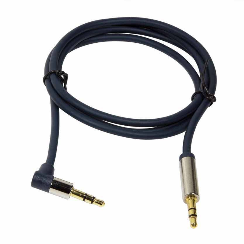 LOGILINK CA11050 0.5m 3.5 AUDIO CBL STEREO 90° ANGLED M/M BLUE