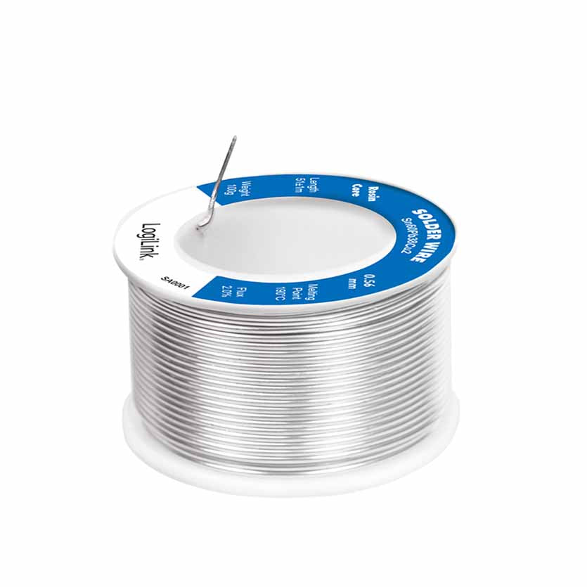 LOGILINK SA0001 SOLDER WIRE 0,56mm 2% COPPER 100G REEL